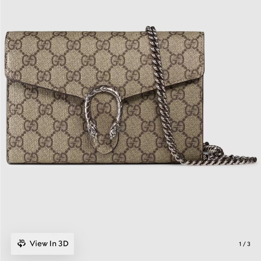 Authentic Gucci Dionysus wallet on chain